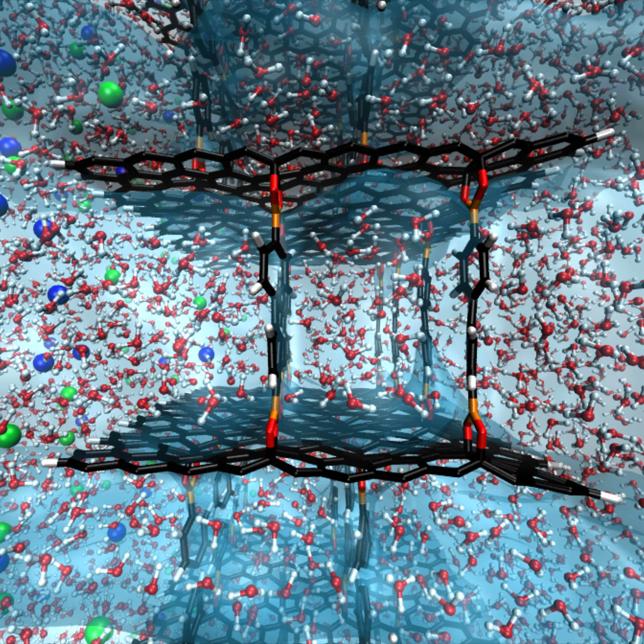 Graphene-based membranes - sample application